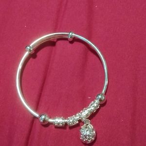Sterling Silver Etched Bracelet